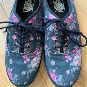 Retro Floral Vans